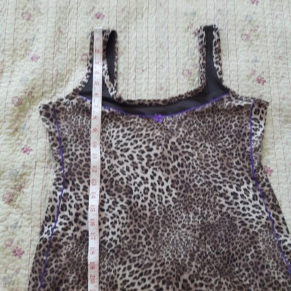 VINTAGE SUPER SOFT LEOPARD ANIMAL PRINT CAMI TOP - Picture 10 of 16